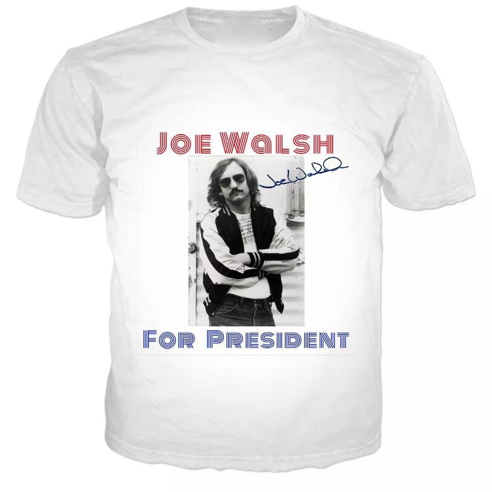 Vintage Joe Walsh For President Heavy Cotton White All Size Unisex Shirt Unisex T-Shirt XXXXL