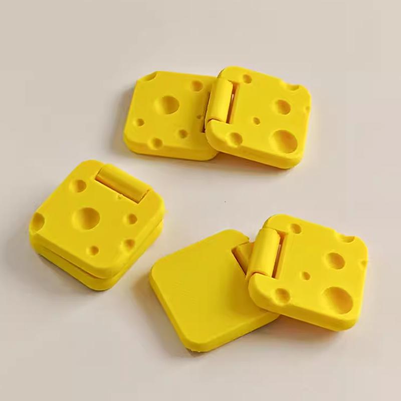 1/3Pcs Cheese Slider Pocket Size Fidget Toy Smooth Slide Flip Spin Stress Relief For Adults