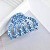5.5cm Hollow Out Hair Claw Clip Crab Clamps Women Girls Ponytail Acrylic Plastic Hair Barrettes Hairpin Fashion Hair Accessories
