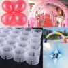 50Pcs Plastic Balloon Arch Connectors Clip Buckles for DIY Balloon Flowers Columns and Party Decorations Wedding Celebration