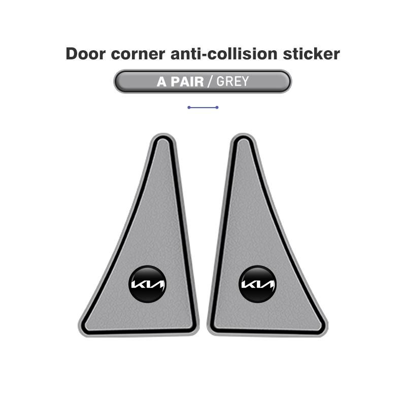 For KIA Car Door Corner Anti-Collision Sticker Soft Resilient Scratch Protection Cerato Soul Venga Forte Spectra Sedona Niro