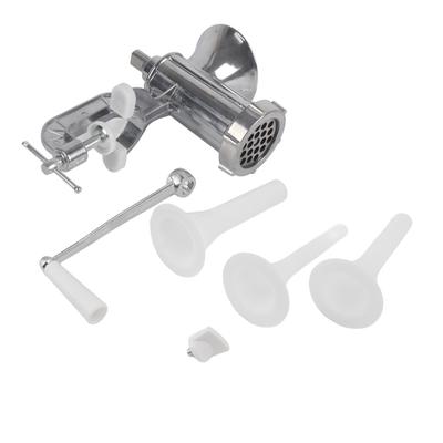 Maszynka do mięsa Wielofunkcyjna Duża Wytrzymała Domowa Stop Aluminium Ręczna Maszynka do mięsa Korba ręczna