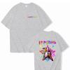 Movie KPop Demon Hunters T-shirts Cute Kawaii Rumi Mira Zoey Graphic T-shirt Men Women Fashion Oversized T Shirts
