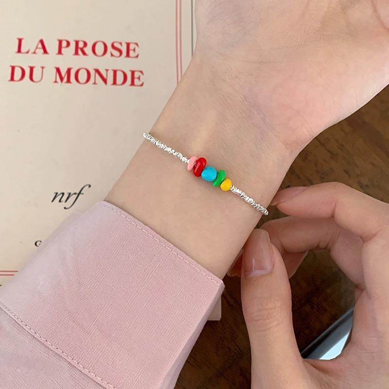 

Rainbow Dopamine Bracelet Bracelet Niche Premium Bracelet Girlfriend Jewelry Gift for Girlfriend