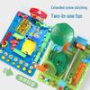 Jungle Dinosaur Adventure Marble Run Table Game for Kids - Ideal Birthday Toy