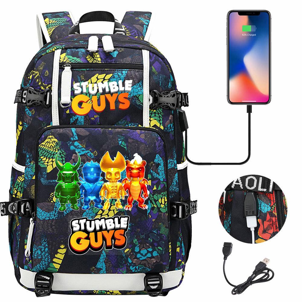 Jungs Rucksack USB Lade Computer Schultasche Business Tasche Wasserdicht Rucksack College Daypack