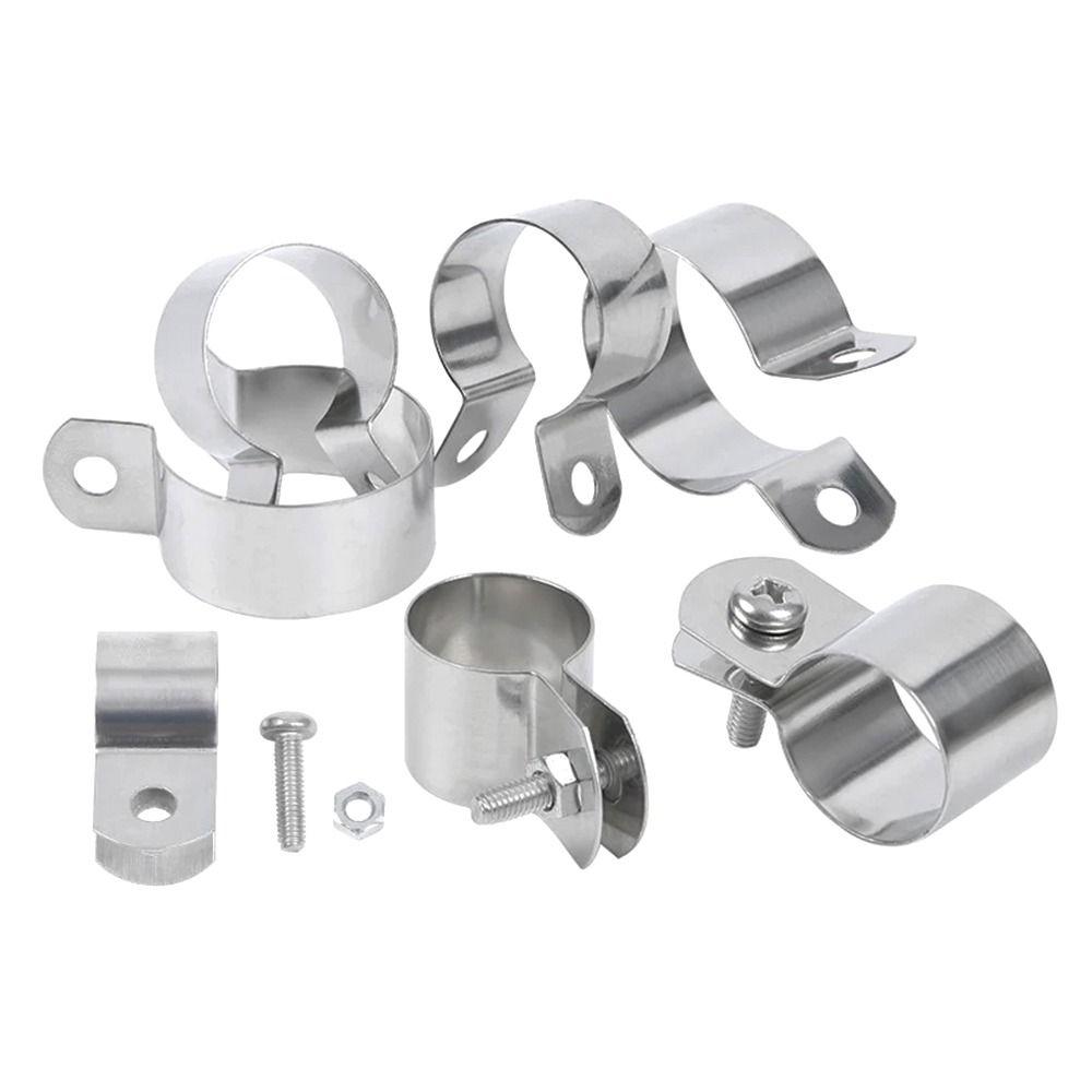 1Pcs Fastening Hardware Grounding Clip with Screws Nuts Pipe Buckle New Hose Clamp