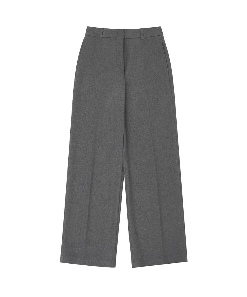 Siyajyu Sipt7181 Silky Clean Boot Cut Slacks_Charcoal