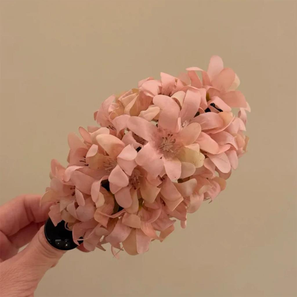 Super Fairy Gentle Flower Mori Atmosphere Side Clip Temperament Vacation Style Word Clip Hair Accessories Woman