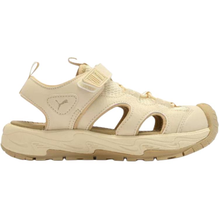 Puma Fun Racer Terra Ps Comfortable Fashion Durable Low Top Kids Sandals Kids Sandals Sandstone-Brown Camel 406339-02