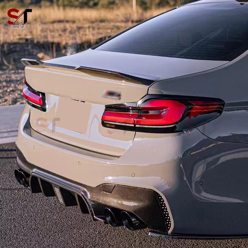 Carbon Fiber Rear Lip, Bumper, and Diffuser for BMW M5/F90, 5 Series/G30/G38.
