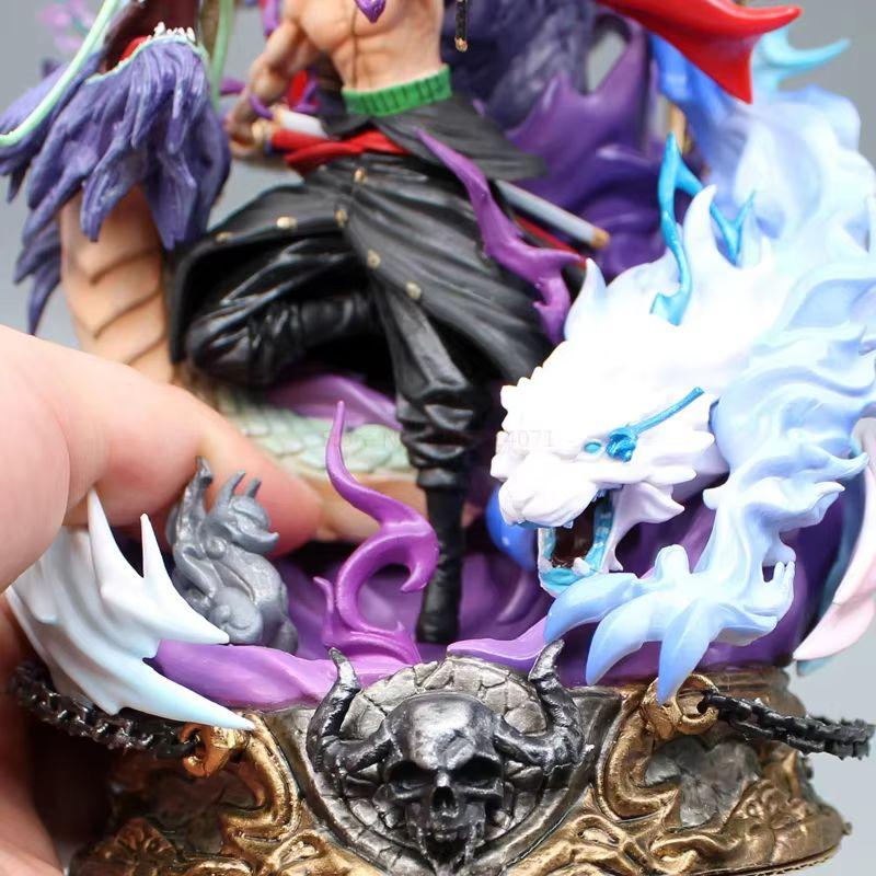 Roronoa Zoro Anime Action Figure 21cm Collectible Static Model Ornament for Desktop Children's Gift Ideal for Holiday Season