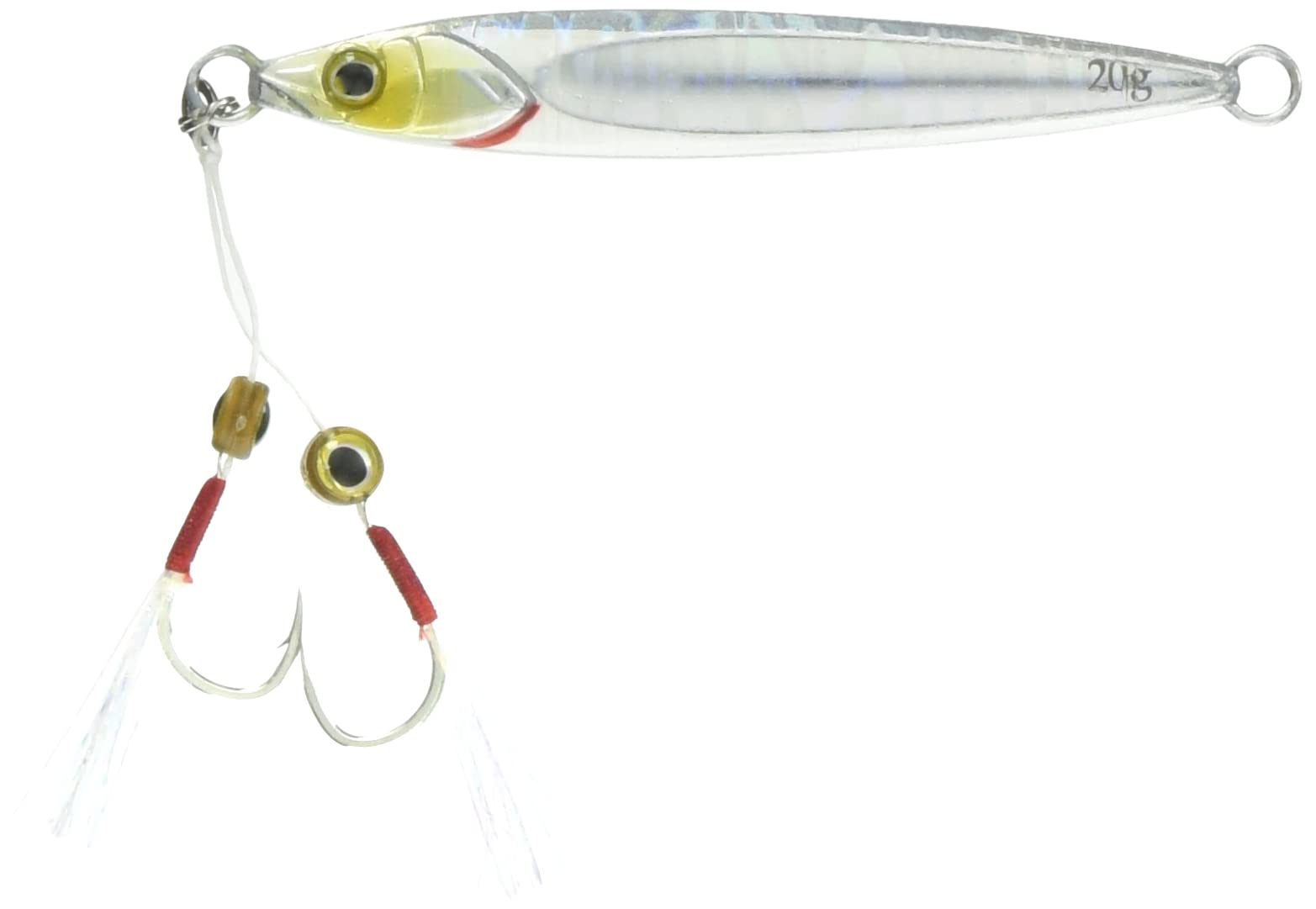 

JACKALL Big Backer FIT JIG 20g Shirasu Wave Holo Silver/Magma