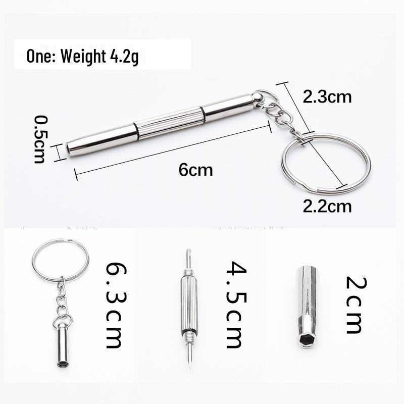 Multi-Purpose Precision Screwdriver for Glasses, Watches, Phones, and Frame Repair – Includes Cross Head and Accessories.