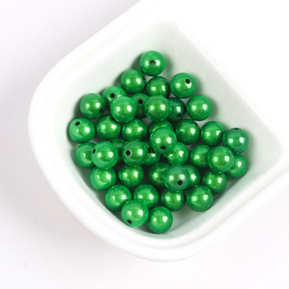 Color Dream Reflective Laser Acrylic Round Beads Diy Bracelet Necklace Accessories Handmade Jewelry Materials