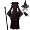 Dětské Cosplay Červené Upíří Halloweenské Šaty Pro Děti Duch Nevěsta Gotický Kostým Upíří Karnevalové Oblečení Černé Červené Oblečení