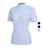 2ELA Summerlake Women'S Cooling Mock Turtleneck Short Sleeve T-Shirt 3 Colors