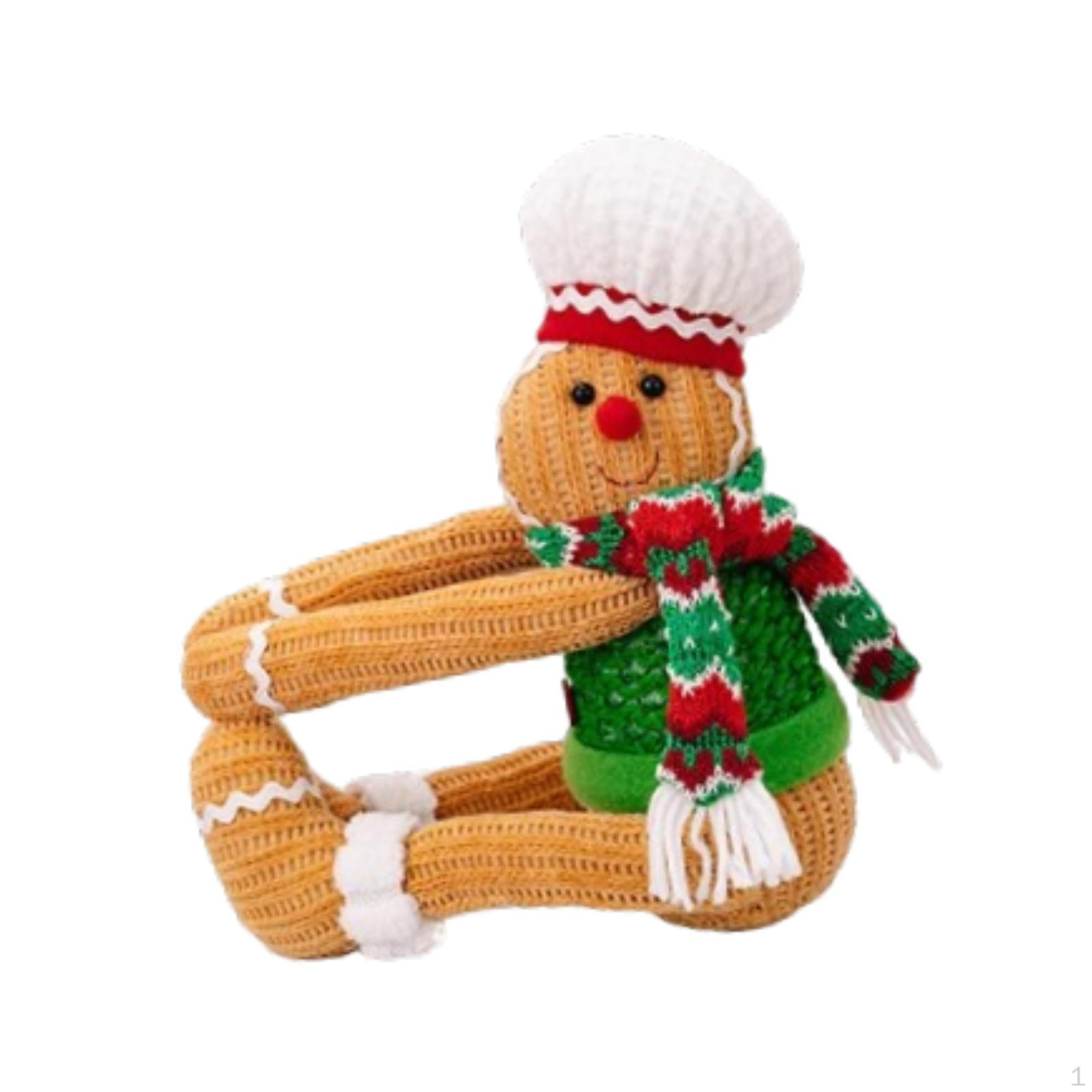 

Пряничный человечек Подхват для штор Рождественский декор Подарок на день рождения Декоративный Милый Современный зелёный