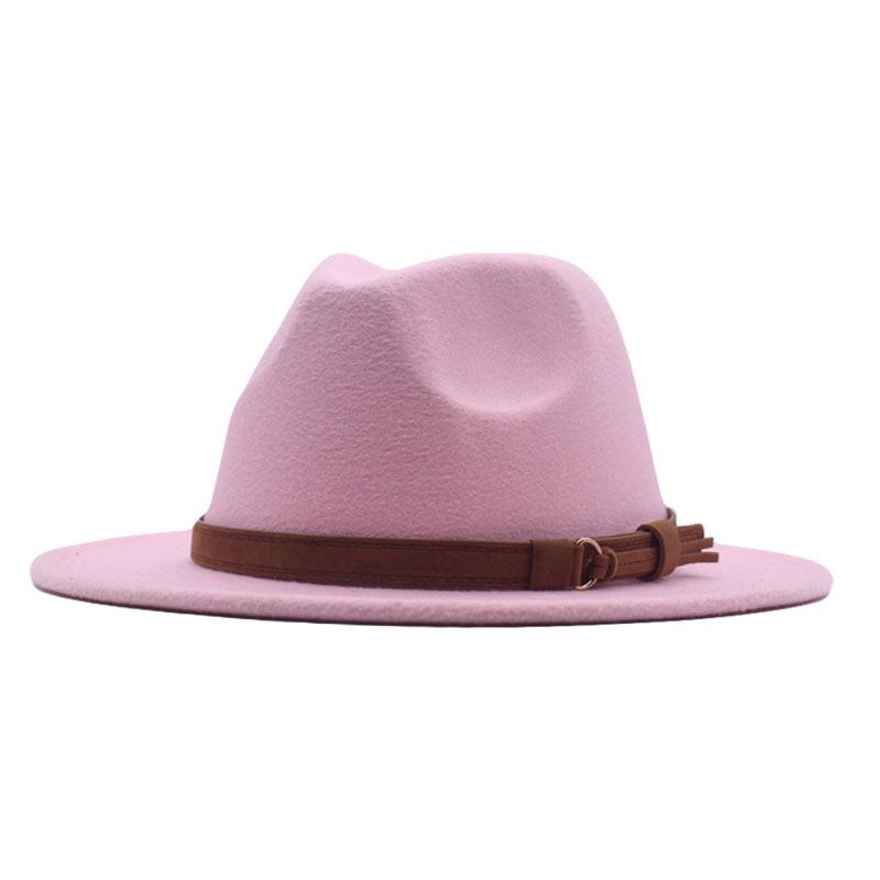 Women's Retro Wool Fedora Hat - Autumn/Winter British Style Bowler with Trendy Design