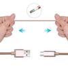 Câble USB Type C - Métal Rose - Lot de 2 - 1M - Compatible avec plusieurs smartphones