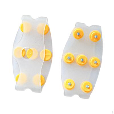 Ice Cleats for Shoes and Boots Non Slip Shoe Covers with 7 Studs Lightweight Snow Traction