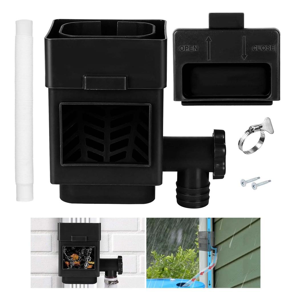 Rain Water Collection System Wear Resistant Rainwater Collector for 2 Inch X 3 Inch Downspouts Watering Yard Gardening Lawn