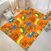 Colorful Cartoon Dinosaur Pattern Kids Carpet for Playroom Decor Suitable for use as an anti-slip for living room bedroom sofas