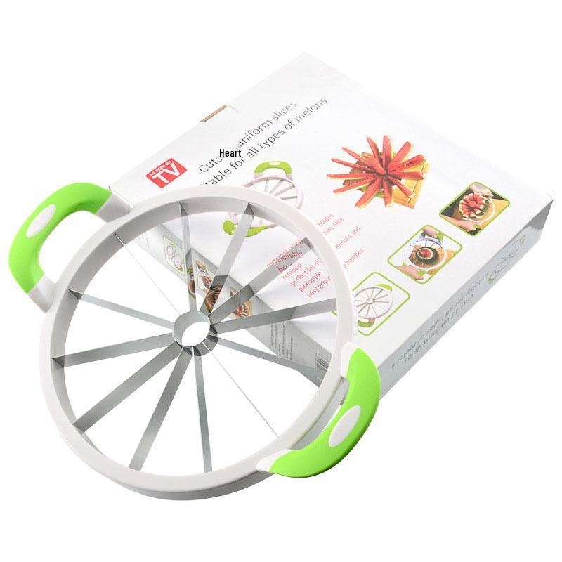 Stainless Steel Watermelon & Cantaloupe Slicer with Color Box Packaging