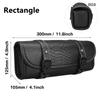Crocodile Pattern Motorcycle Saddlebag Leather Luggage PU Bags Front Fork Tool Bag For Harley Sportster Chopper Bobber Cruiser