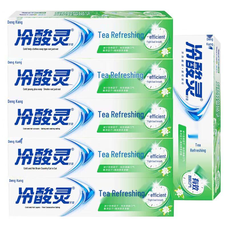 Leng Suan Ling Anti-Sensitive Tea Fresh Toothpaste, 6-Pack