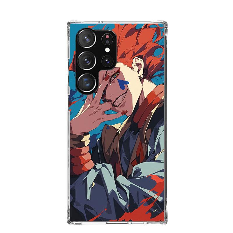 

Huner X-Hunters Hisoka Phone Case For Samsung Galaxy S26 Ultra S23 S24 S25 Edge S20 FE S21 S22 Plus Soft Print Shell Cover Funda Samsung S23
