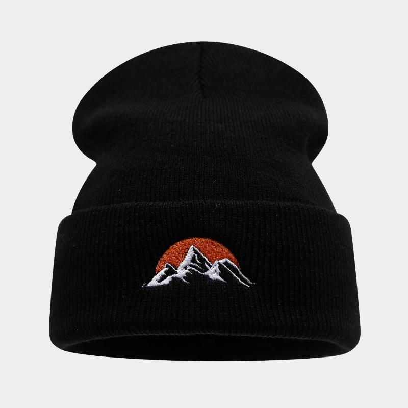 Outdoor sports and leisure warm knitted hats for men and women New mountain sun wool hats