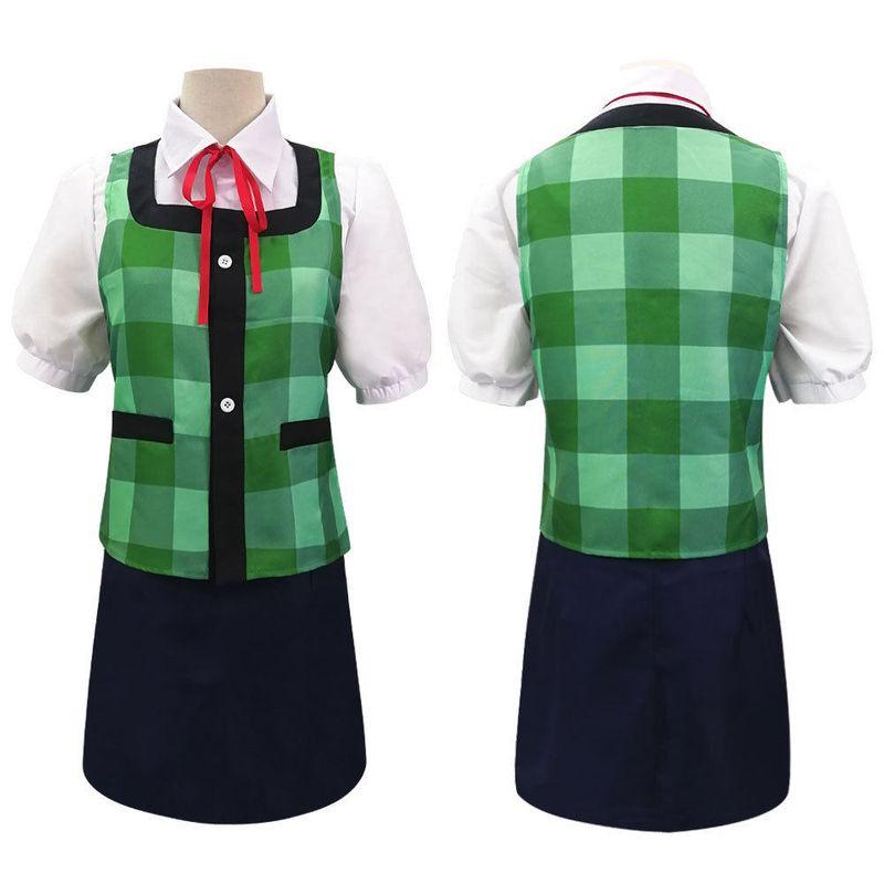 Xinbo Yuan Animal Crossing Cosplay Costume Animal Crossing Shihui Cosplay Merchandise Plaid Shirt Set