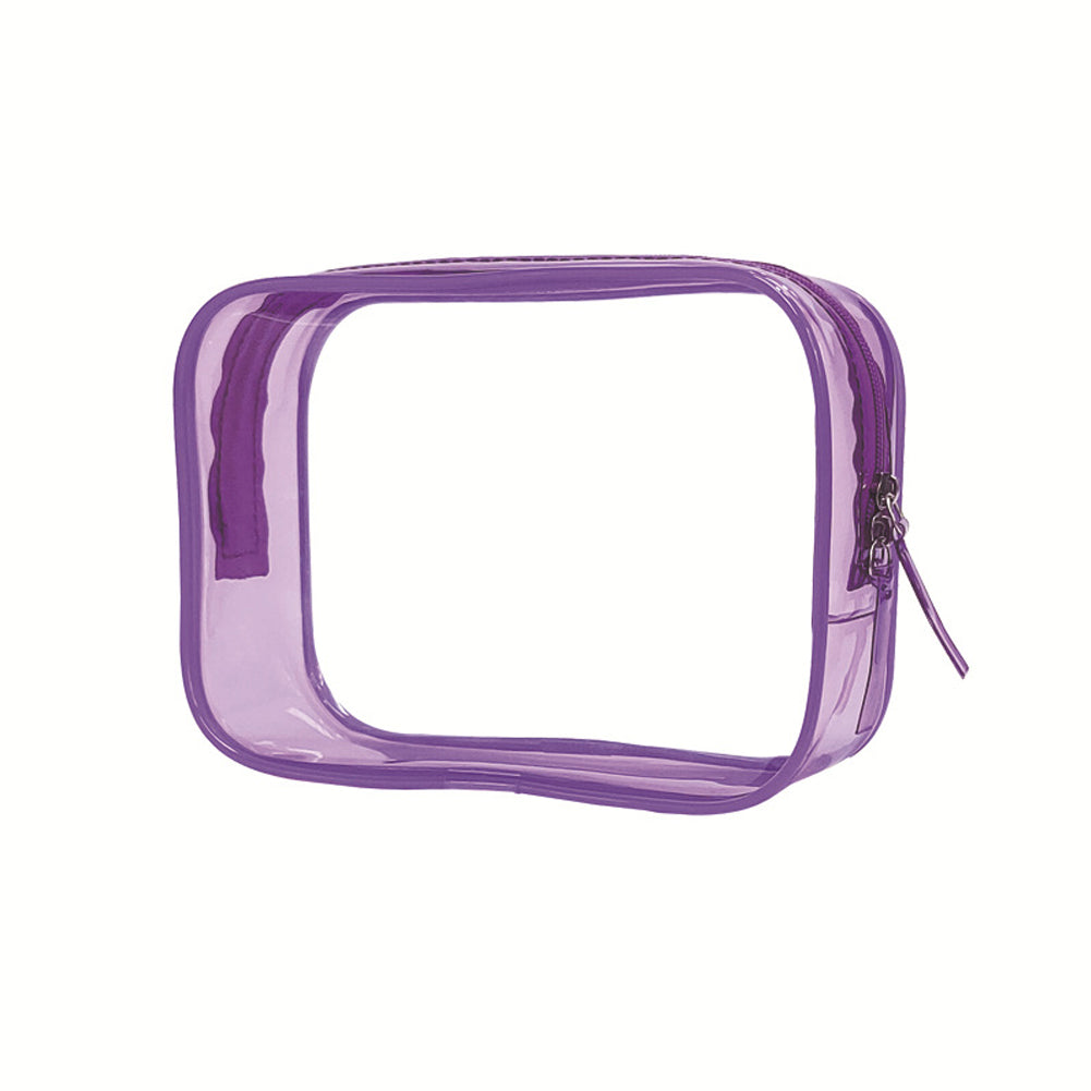 Geantă de depozitare pentru călătorie, pungi cosmetice din PVC impermeabile, huse transparente, capacitate mare, fermoar din plastic, geantă de spălare portabilă, pungă de machiaj
