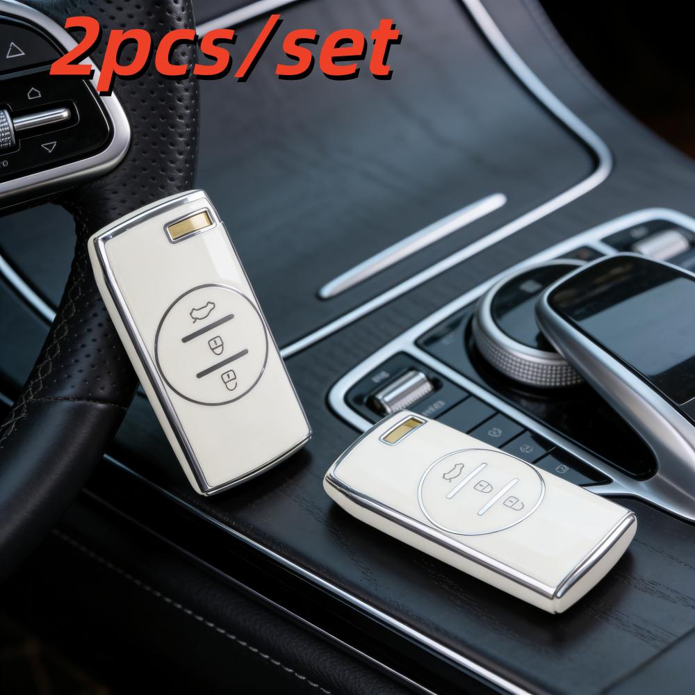 

2Pcs Car Key Case Covers For Chery Tiggo 8 Arrizo 5 7 Pro Eq7 5X 3X Tiggo 7 Pro Gx Key Holder Accessories