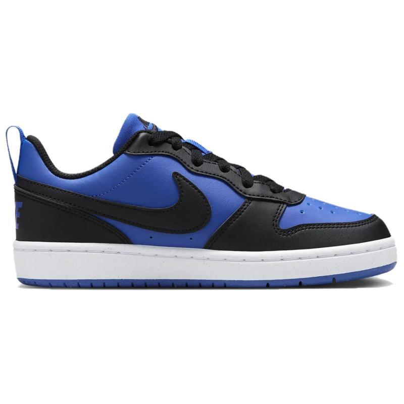 Nike Court Borough Recraft Slip Resistant Abrasion Resistant Low Top Kids' Skateboarding Shoes Blue Black White Sneakers HM6293-480