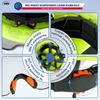 Casco di Sicurezza con Visiera Integrata Occhiali di Protezione Colore a Contrasto Paraorecchie Riduzione del Rumore per Ingegnere Elmetto da Lavoro Industriale ANSI