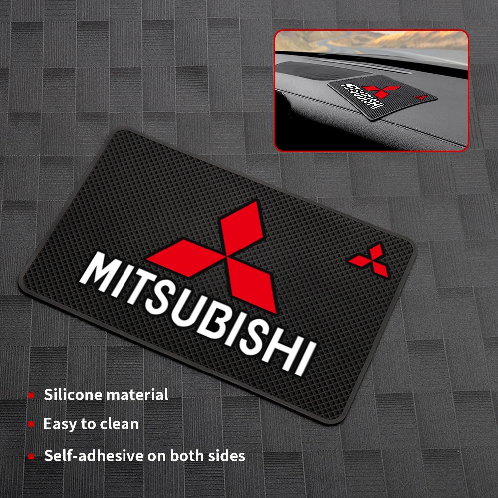 Tapis Antidérapant pour Panneau de Voiture Autocollant PVC Antidérapant Pour Mitsubishi 9 Ralliart X EX L200 Colt Outlander Pajero Lancer Eclipse Cross