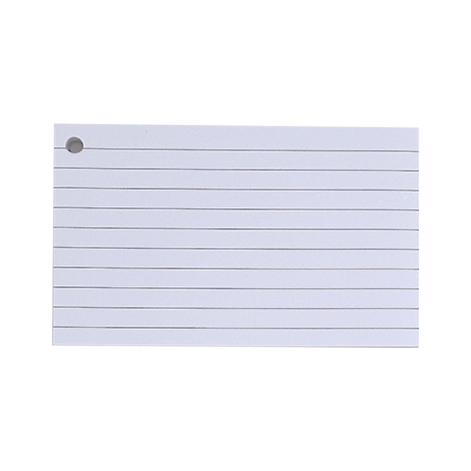 

Lined Index Cards with Binding Rings Flash Cards Study Cards Note Cards Vocabulary Cards Blank Paper Cards 1