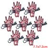 10pcs /Lots Ballet Girls /Dancing Shoes Embroidery Patch Cartoon Love Heart /Letter Patches Iron On Patches For Dance Skirt Sew Diy 