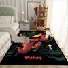 1pz Tappeto Area Tappeto Venom, Camera da Letto e Sala Giochi Durevole, Resistente alle Macchie e Facile da Pulire, Soggiorno