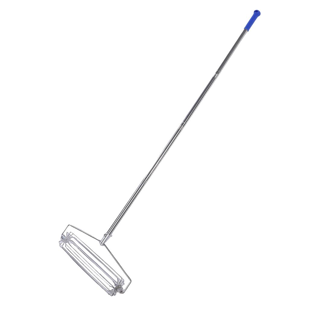 Sand Bunker Rake 4.5FT 304 Stainless Steel Course Roller Sand Trap Rake for     High   Baseball Fields Garden Landscape Beach