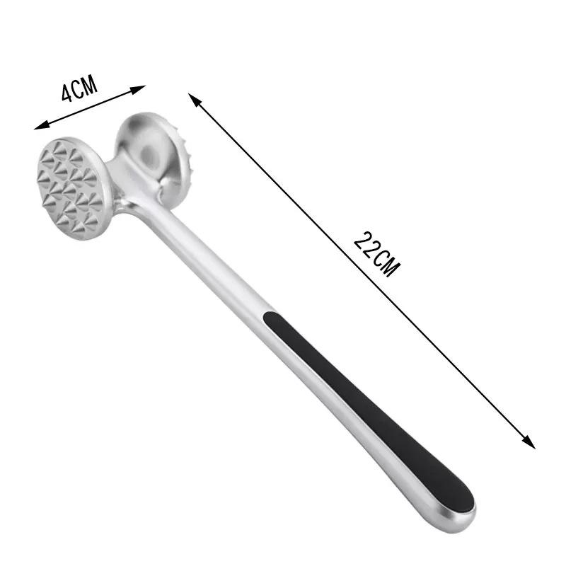 Meat Tenderizer Creative Stainless Steel Manual Steak Beef Soften Pestle Pork Chicken Hammer Kitchen Mallet Kitchen Gadget