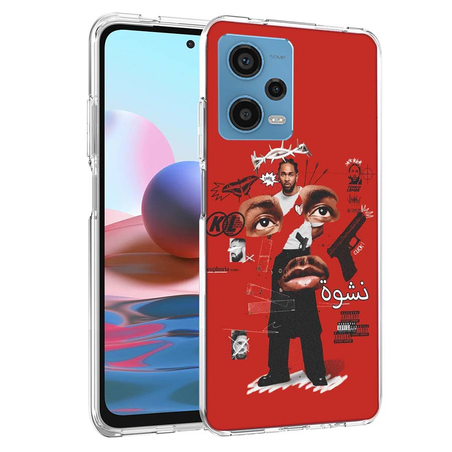 Kendrick Lamar DAMN Phone Case For Redmi Note 13 12 14 15 Pro Plus 13R 11 11T 11E 11S 10 Pro 10S 9 9S Cover Cell Clear TPU Capa