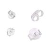 2pz Ganci per Orecchini a Farfalla in Argento Sterling 925 con Fermagli Antigoccia - Gioielli Fai da Te Fatti a Mano.