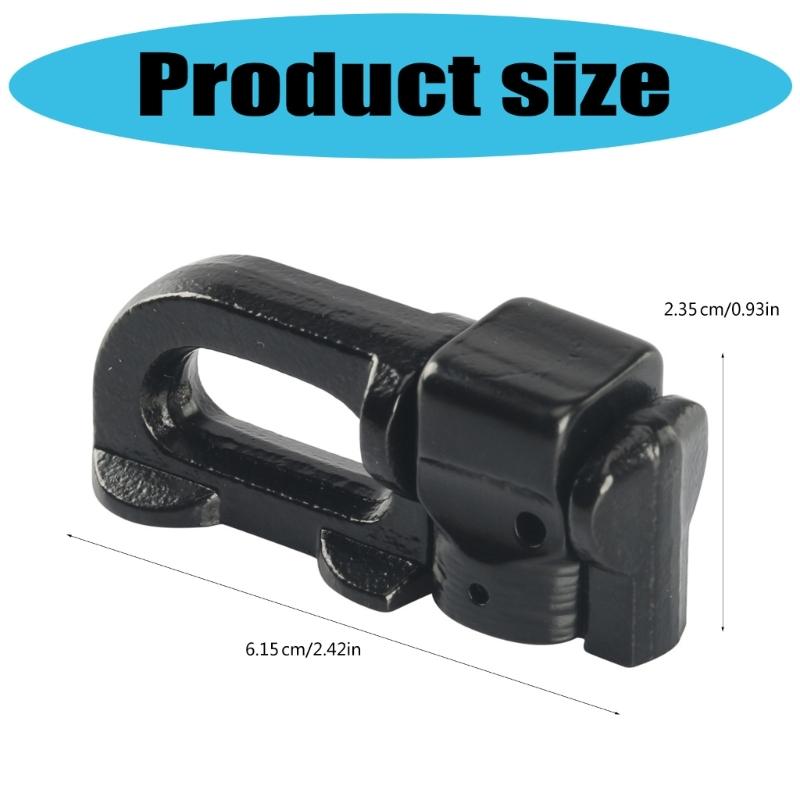 Double Bolt Fastening Clamps For Campers Tracks Carbon Steel 110LBS Load Capacity L Track Tie Down Fitting