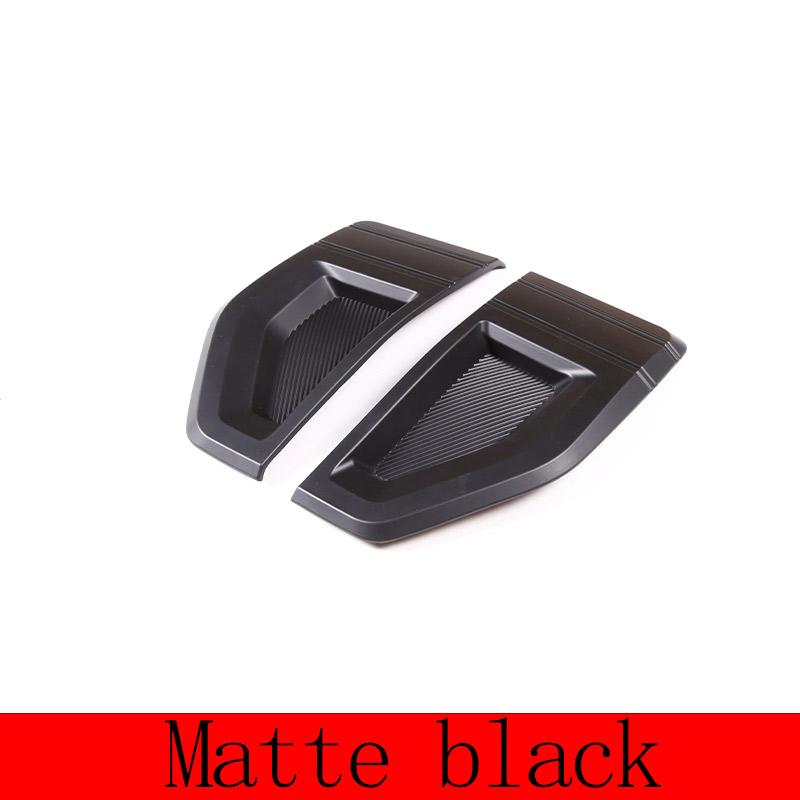 ABS Carbon Fiber/Matte black Car Front Fender Side Air Vent Cover Trim For Ford Maverick -2024 Shark Gills Side Vent Sticker