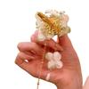 Fairy Flower Pearl Tassel Hair Clip - Sweet Duckbill Side Bang Accessory