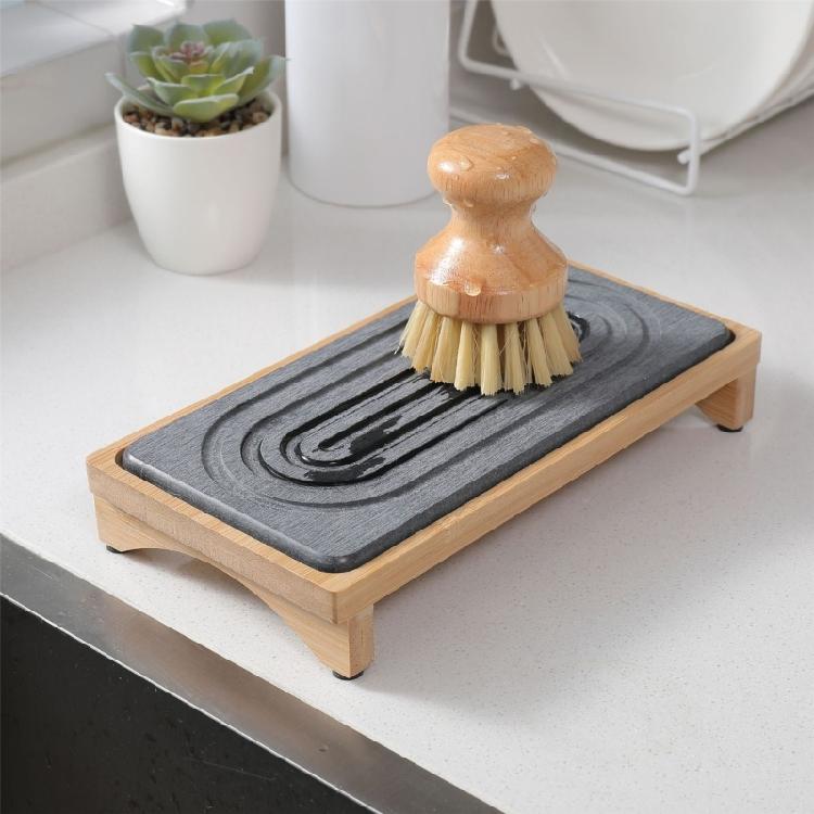 Badezimmerregal aus Naturfaser zur Organisation von Toilettenartikeln, Rasierern, Rasierzubehör, Waschtischen, Dekorationen