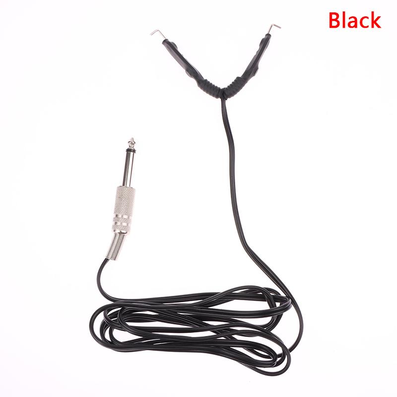 1Pcs Tattoo Clip Cord Hook Line Power Tattoo Cable For Tattoo Machine/Gun Foot Pedal Switch Power Supply Accessory 1.8M